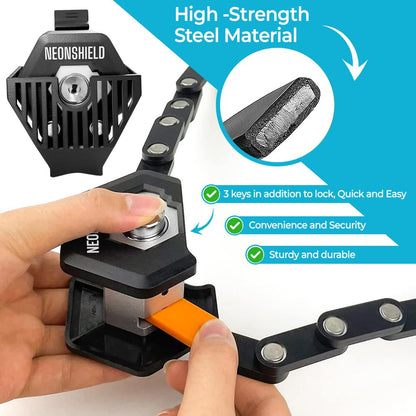 Neonshield premium bike lock