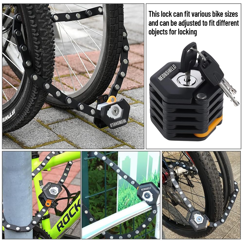 Neonshield premium bike lock
