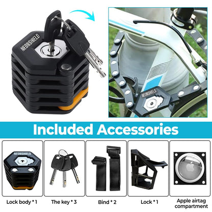 Neonshield premium bike lock